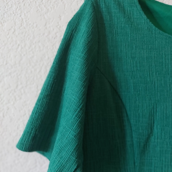 ENFOCUS STUDIO Green short sleeve dress NWT - Picture 2 of 5